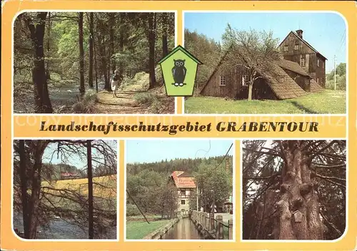Krummenhennersdorf Landschaftsschutzgebiet Grabentour Bobritzschtal Rothschoenberger Stollen Muehle Zitzenfichte Naturdenkmal Kat. Halsbruecke