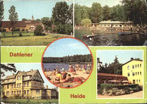 Dahlener Heide Schmannewitz Waldbad Dammuehlenteich FDGB Erholungsheim Kat. Dahlen Sachsen