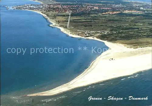 Skagen Luftfoto Fliegeraufnahme Kat. Daenemark