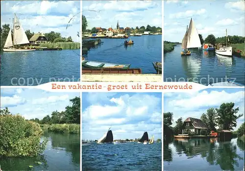 Eernewoude Friesische Seenplatte Segeln Motorboot Kat. Friesland