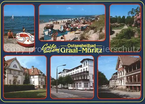Graal-Mueritz Ostseebad Strand Promenade Ortspartien / Seeheilbad Graal-Mueritz /Bad Doberan LKR