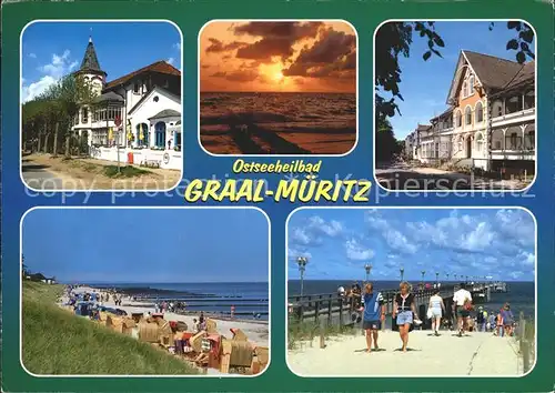 Graal-Mueritz Ostseebad Hotel Restaurant Abendstimmung Strand Seebruecke / Seeheilbad Graal-Mueritz /Bad Doberan LKR