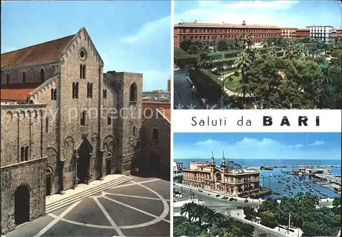 Bari Puglia Basilica di S Nicola Piazza Umberto Universita Teatro Margherita Porto Kat. Bari
