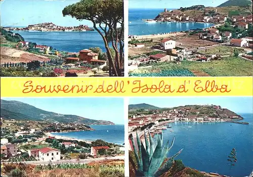 Isola d Elba Teilansichten Insel Elba Hafen Kat. Italien
