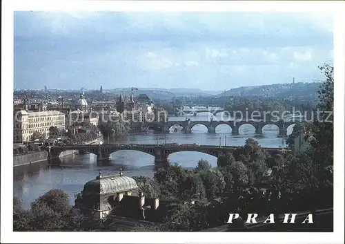Praha Prahy Prague Bruecken an der Moldau Kat. Praha