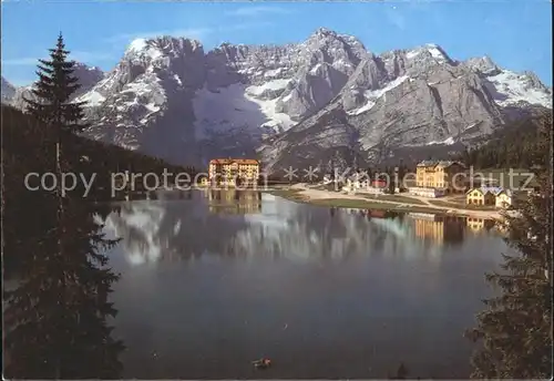 Lago di Misurina Dolomiten Sorapis Gruppe Kat. Italien