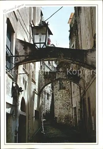 Italien Gasse in Ligurien Kat. Italien