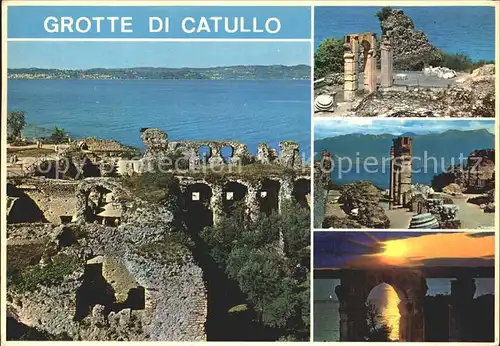 Sirmione Grotte di Catullo / Italien /Italien