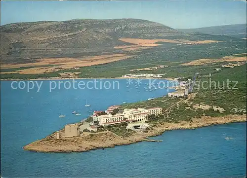 Sardinien Italien Fliegeraufnahme Porto Conte Kat. Italien