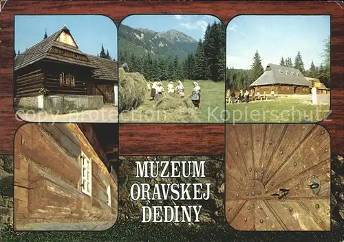 Dedinky Museum Oravskej Kat. Slowakei