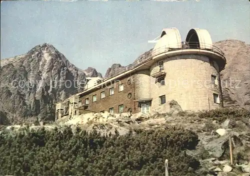 Tatransky Narodny Park Astronomisches Institut Kat. Slowakische Republik