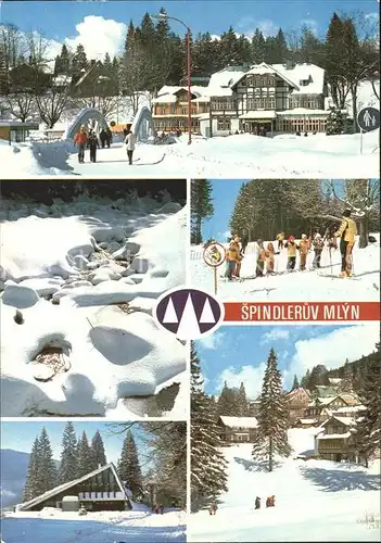 Krkonose Spindleruv Mlyn Skigebiet Kat. Polen
