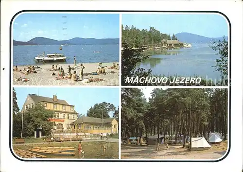 Machovo Jezero Strand Camping Kat. Tschechische Republik