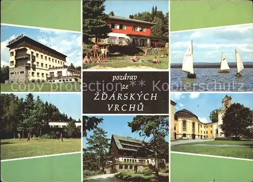 Zdarskych Vrchu Strandbad Segelboote Park