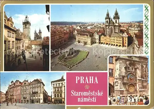 Praha Prahy Prague Straromestske Namesti Kat. Praha