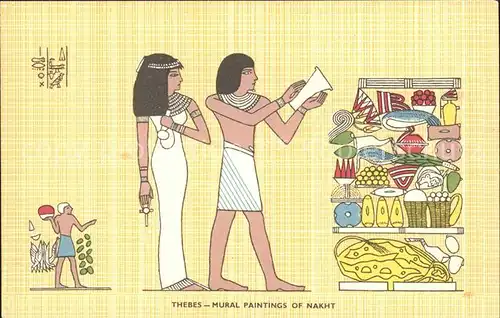 aegypten Taeben Mural Paintings of Nakht Kat. aegypten