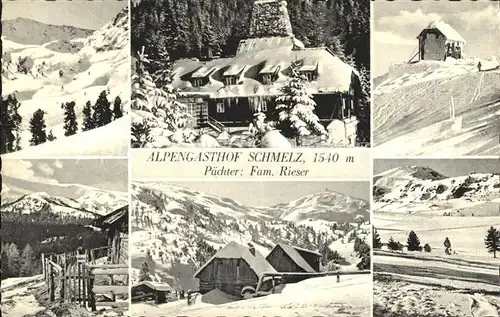 Schmelz Oesterreich Alpengasthof Kat. Annaberg