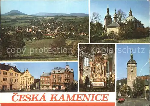 Ceska Kamenice Kirchen  Kat. Tschechische Republik