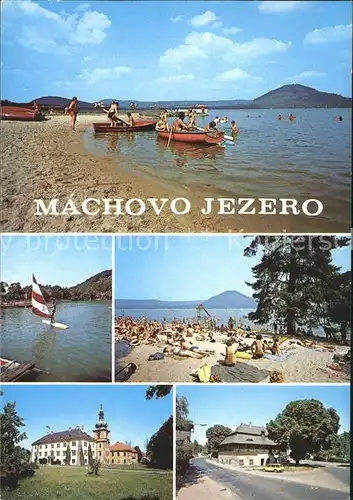 Machovo Jezero Strand Kat. Tschechische Republik