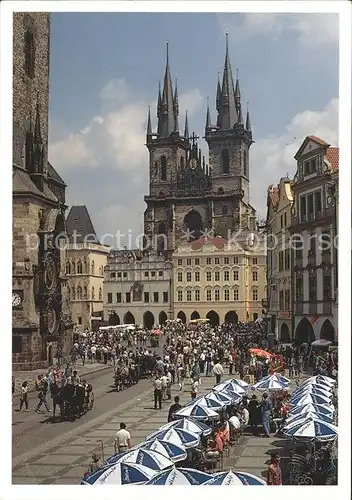 Praha Prahy Prague Altstaedter Ring Kirche der Jungfrau Maria vor dem Tein Kat. Praha