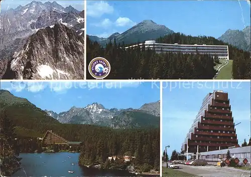 Strbske Pleso Ganek Hotel Patria Hotel Panorama Kat. Tschirmer See Vysoke Tatry