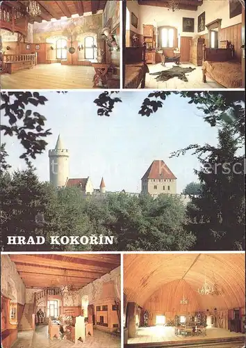 Kokorin Tschechien Hrad Burg  Kat. Tschechische Republik