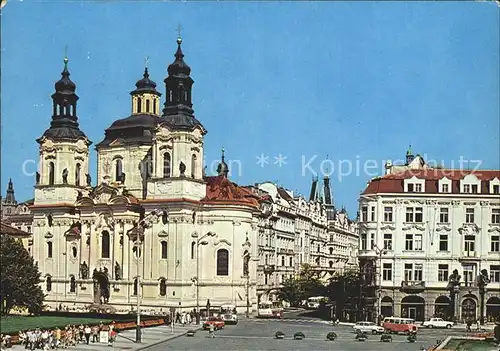 Praha Prahy Prague Altstadt mit Nicklakirche  Kat. Praha