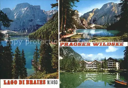 Pragser Wild See Hotel Lago di Braies Seepartie Kat. Italien