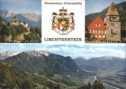 Liechtenstein  Schloss Vaduz Rotes Haus  Kat. Liechtenstein