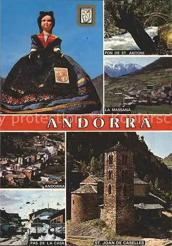 Andorra La Massano St. Joan de Caselles Kat. Andorra
