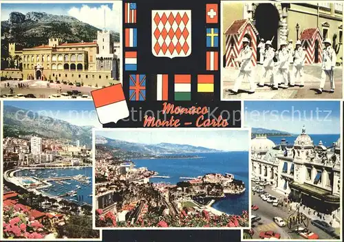 Monaco Hafen Cap Martin Casion und Palast Kat. Monaco