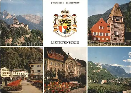 Liechtenstein  Fuerstentum Schloss Vaduz Rotes Haus  Kat. Liechtenstein