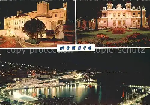 Monaco bei Nacht Kat. Monaco