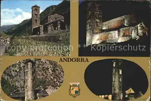 Andorra Kirchturm Kat. Andorra