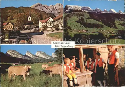 Obertoggenburg Wildhaus Alpstein Unterwasser Churfirsten Sennen  Kat. Wildhaus