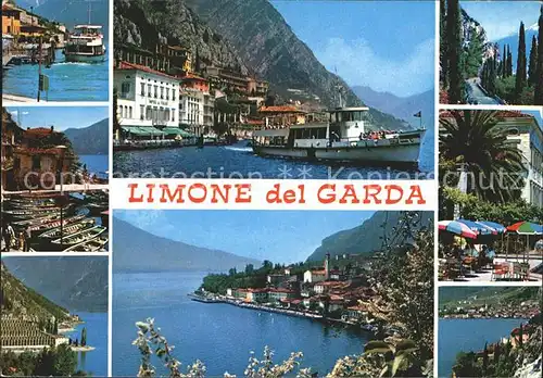 Limone sul Garda Faehre Cafe Boot  Kat. 