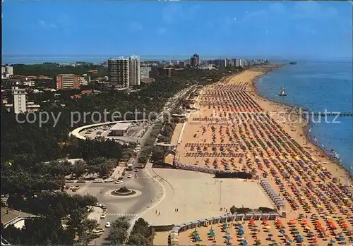 Lignano Pineta Fliegeraufnahme Strand  Kat. Lignano