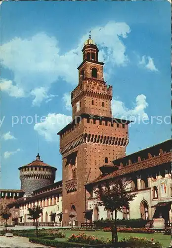 Milano Sforzesco Burg  Kat. Italien