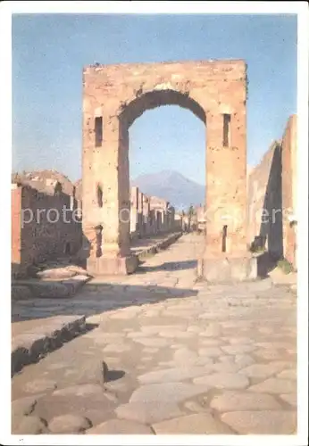 Pompei Arco detto di Caligola Sulla via di Mercurio 