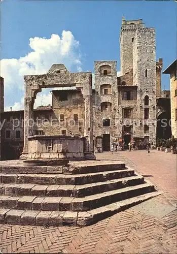 San Gimignano Zisterne Platz 