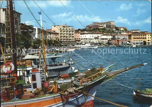 Portoferraio Toscana Hafen   Kat. 