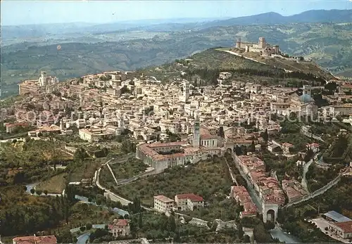 Assisi Umbria Fliegeraufnahme Kat. Assisi