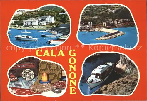 Cala Gonone Boot Hafen