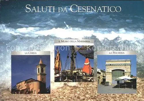 Cesenatico Chiesa Museo Marineria Pescheria  Kat. Italien