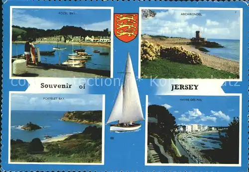 Jersey Rozel Bay Archirondel Promenade Kat. Jersey