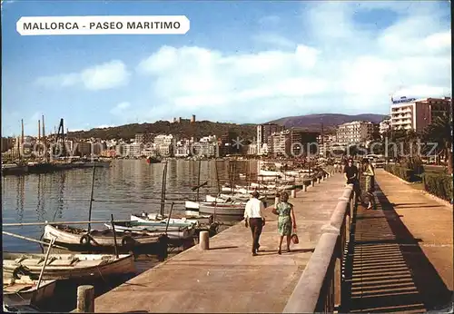 Mallorca Paseo Maritimo  Strandpromenade Kat. Spanien