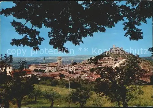 Assisi Umbria Teilansicht mit Burg Kat. Assisi