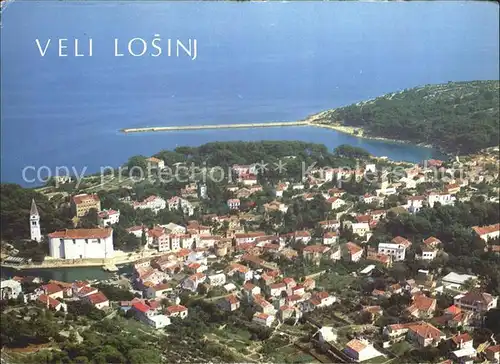 Veli Losinj Kroatien Fliegeraufnahme Kat. Kroatien