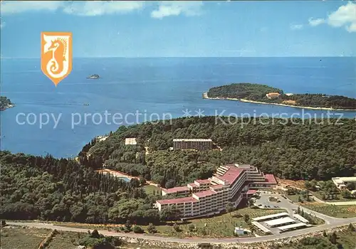 Rovinj Istrien Fliegeraufnahme Hotel Eden Kat. Hrvatska