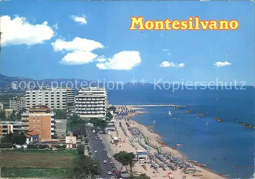Montesilvano Panorama mit Strand